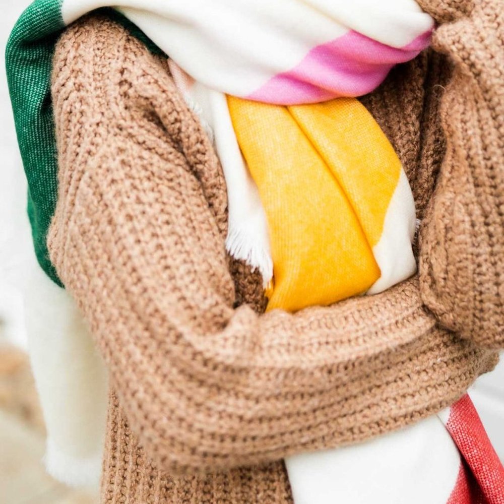 Abercrombie & Fitch Tan Turtleneck Knit Sweater